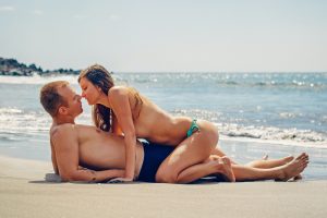 Lovers on a beach